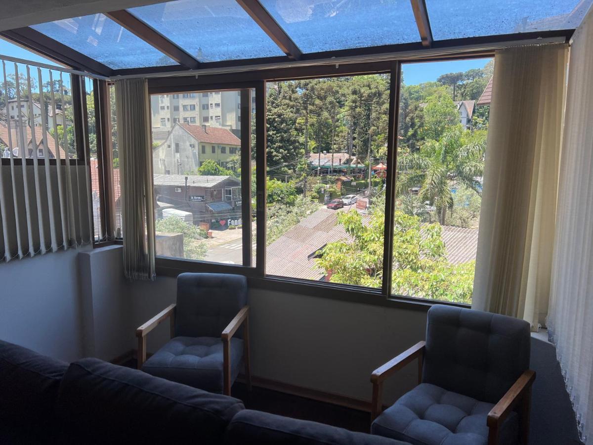 Amplo Apartamento A 200M Da Rua Coberta Apartment Gramado Luaran gambar
